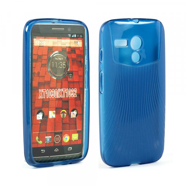 Wholesale Motorola Moto G TPU Gel Case (Blue)